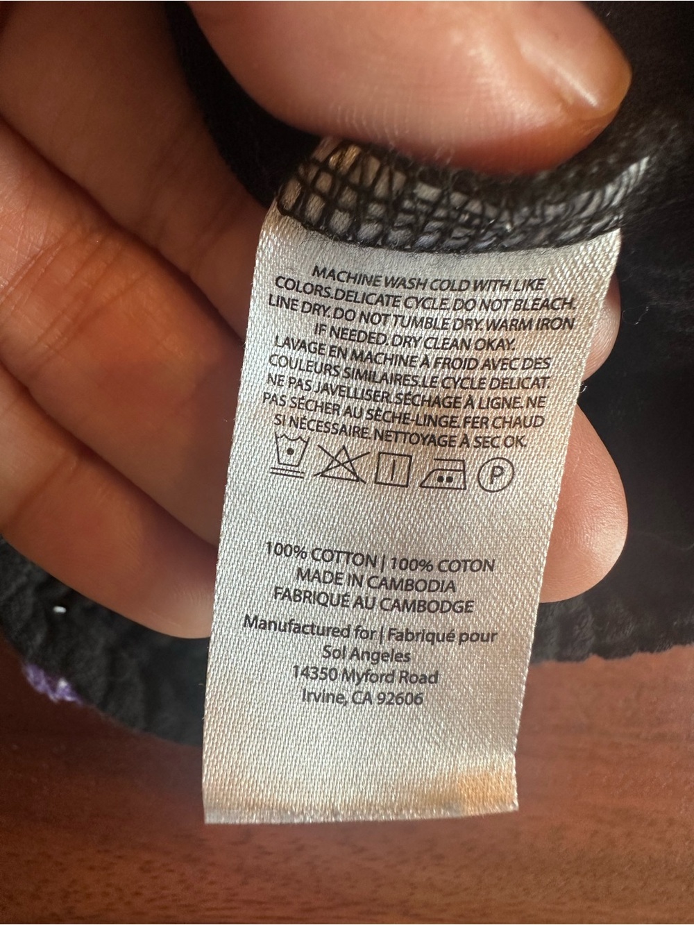 Anthropologie Sol Angeles Black Spaghetti-Strap Cotton Muslin Maxi Dress w/ bow - Picture 10 of 10